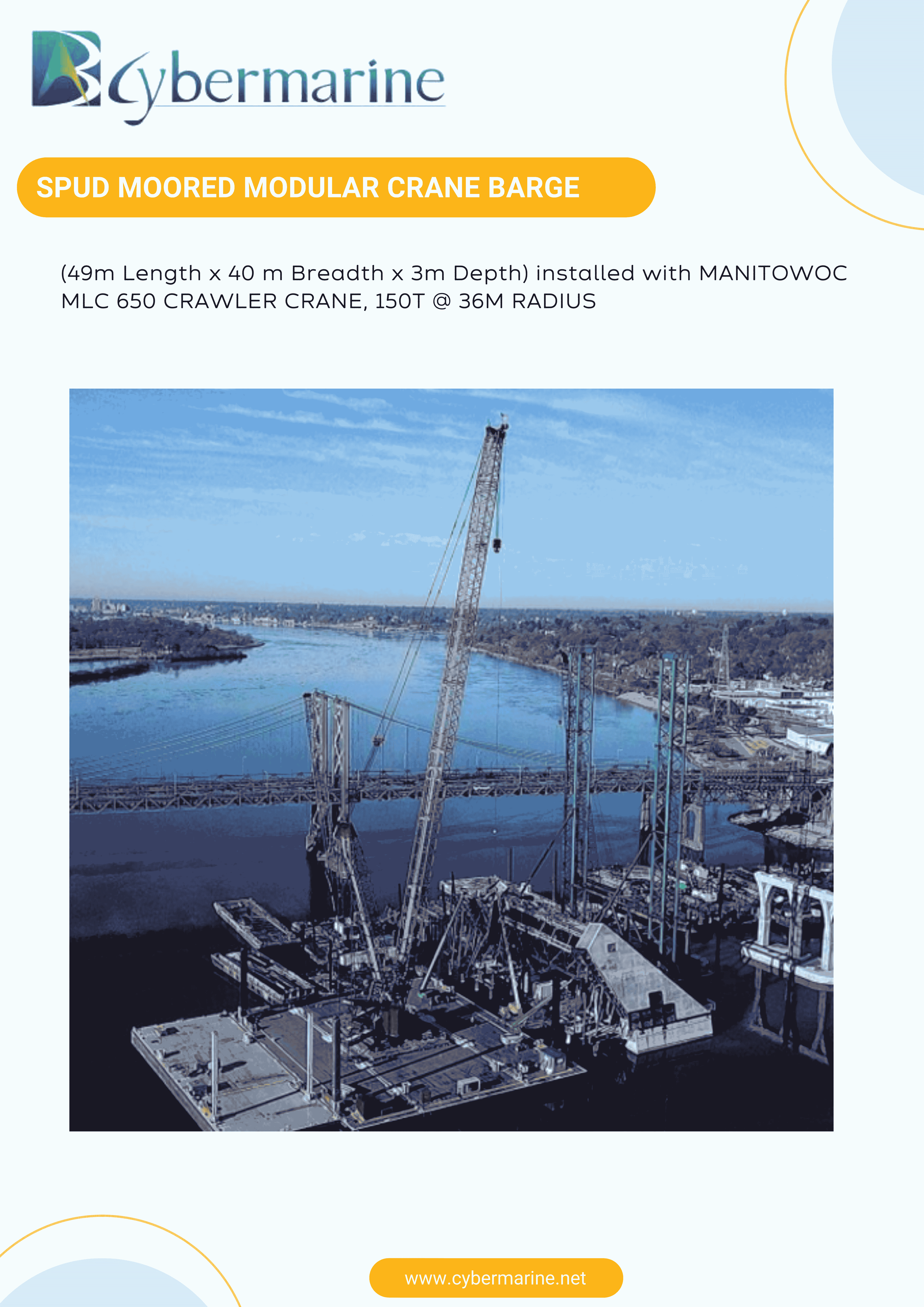 Modular Crane Barge